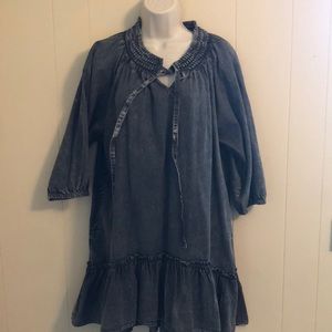 Elan Grey Denim Dress